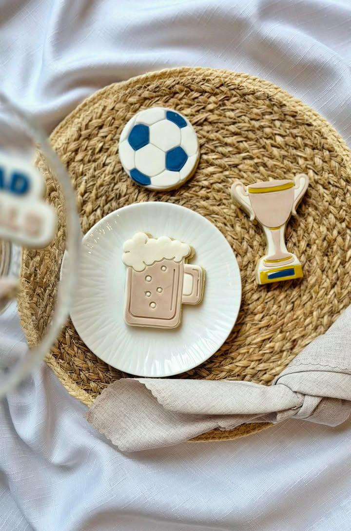 Pint Glass Tankard Cookie Cutter and Fondant Stamp, Beer, Pint Of Beer, Cheers, Lager, Father's Day - Image 2