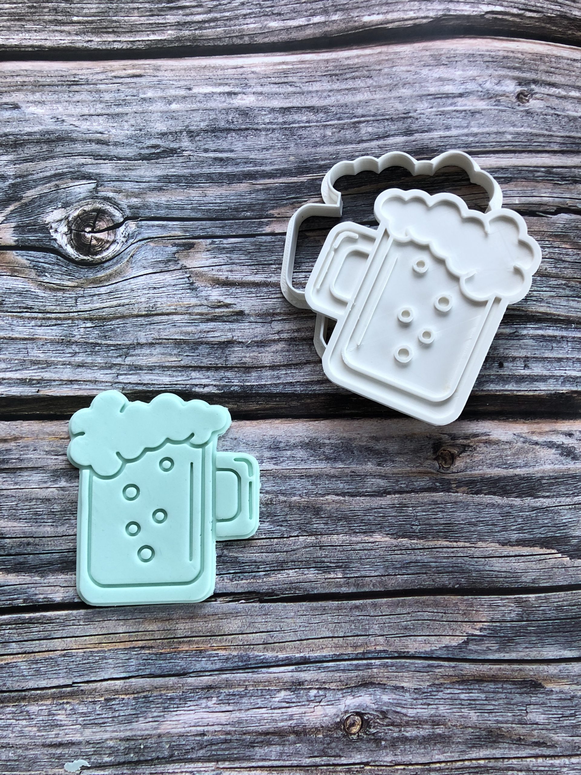 Pint Glass Tankard Cookie Cutter and Fondant Stamp, Beer, Pint Of Beer, Cheers, Lager, Father's Day - Image 8