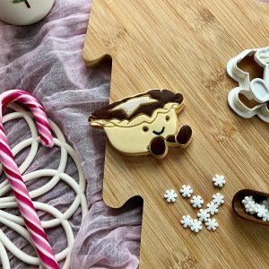 Mince Pie Cookie Cutter and Fondant Stamp